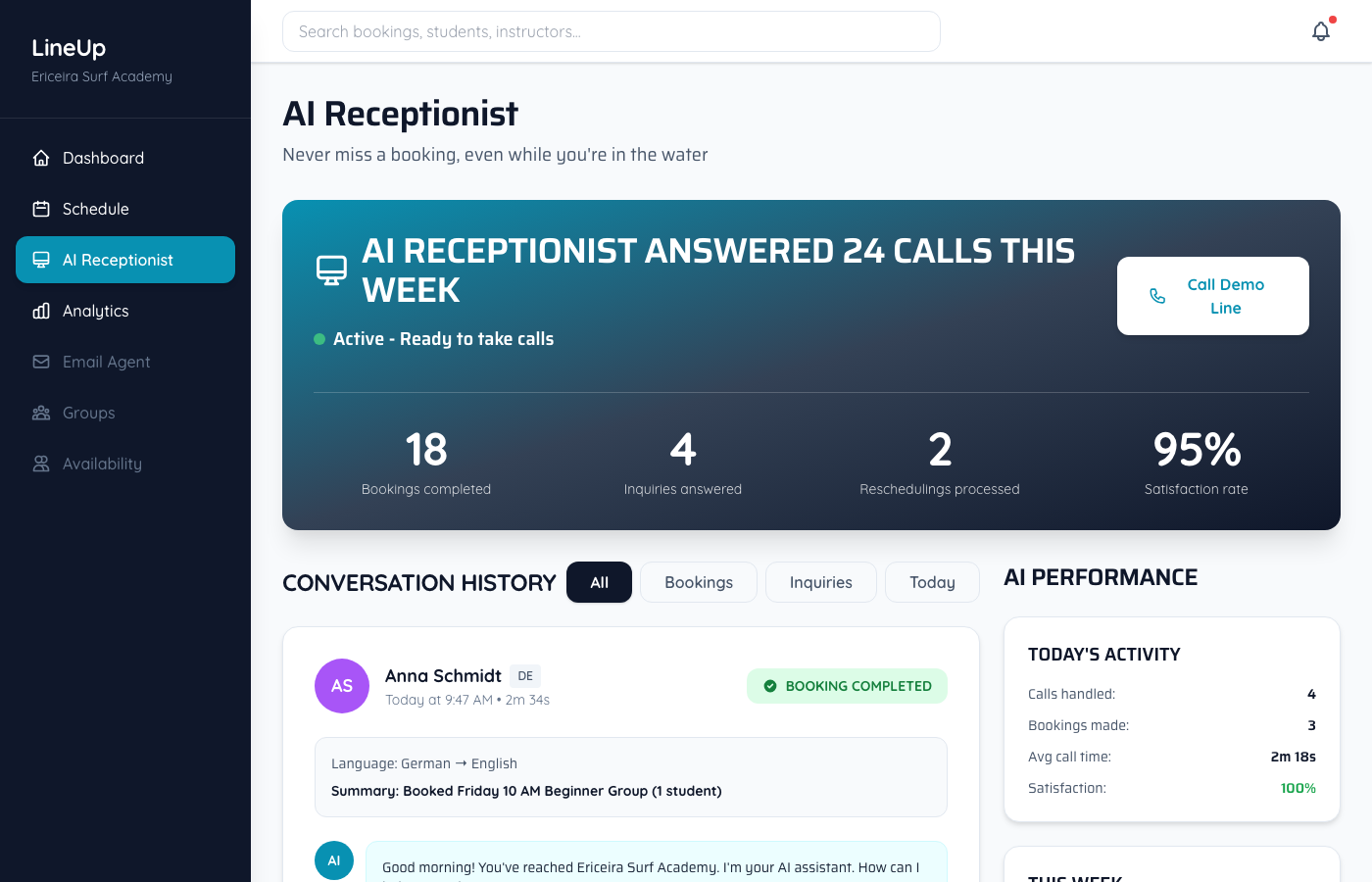AI Receptionist